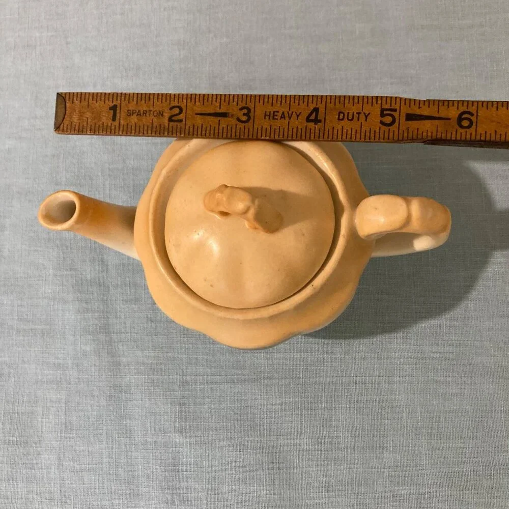 Antique Hand Painted Czechoslovak Mini Teapot